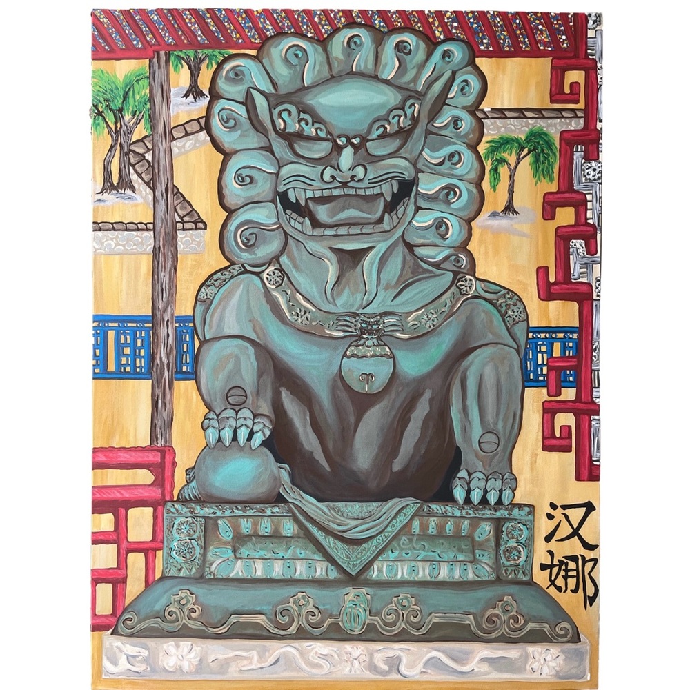Original Art “Fu Dog” 2022